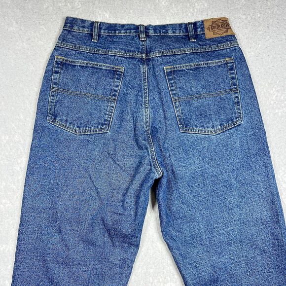 Guide Gear Flannel Lined Jeans Women's 14 Super Heavy Duty Blue Denim Classic - Picture 10 of 14